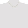 Black Bow Jewelry 0.8mm 14k Yellow Gold Diamond Cut Round Wheat Chain Necklace - 2 of 4