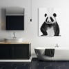 Stupell Industries Panda Bathroom Splash Canvas Wall Art - 2 of 4