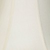 Imperial Shade Set of 2 Bell Lamp Shades Cream Large 9" Top x 18" Bottom x 13" High Spider Replacement Harp and Finial Fitting - 2 of 4