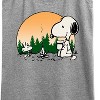 Women's - Peanuts - Campire Mugs Graphic Racerback Tank - 2 of 4