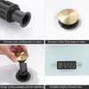 WOWOW Pop Up Drain without Overflow for Bathroom Faucet in Brushed Nickel - 3 of 4