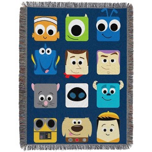Northwest Disney-Pixar Woven Tapestry Throw Blanket, 48" x 60", Pixarland - 1 of 4