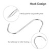 Unique Bargains Stainless Steel S-Shaped Utility Fish Beef Hanging Meat Hook 4 Pcs - 4 of 4