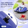 Costway Bumper Car for Kids Electric Ride on Car with Remote Control Joystick Flashing LED Lights - image 3 of 4