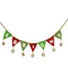 Ganz 10.5 Inch Merry & Bright Garland Christmas Garland , Banner Wool Flag (1PC) - 4 of 4