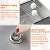 Coucheta Drop-In Kitchen Sink, Topmount Single Bowl with Accessories - for Indoor & Outdoor Use - 4 of 4