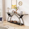 Hommoo 70.9" Long Console Table with Storage Shelf - 3 of 4