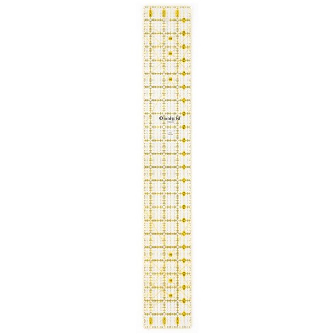 Omnigrid 3-1/2 X 24 Rectangle Quilting And Sewing Ruler : Target