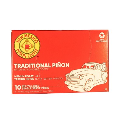 New Mexico Pinon Traditional Pinon Single Serve Medium Roast Coffee ...