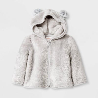 boys fur hoodie