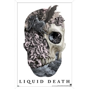 Trends International Liquid Death - Designer Death Framed Wall Poster Prints - 1 of 4