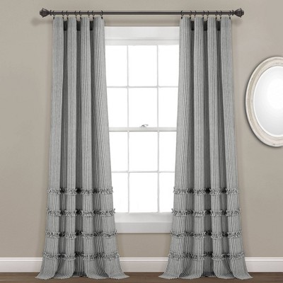 lush decor farmhouse stripe curtains