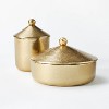 Tall Brass Canister - Threshold™ designed with Studio McGee - image 4 of 4