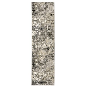 Oriental Weavers Nebulous 091D9 Grey/ Ivory Indoor Area Rug - 2'3" x 7'6" - 1 of 4