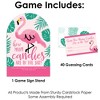 Big Dot of Happiness Pink Flamingo - Party Like a Pineapple - How Many Candies Tropical Summer Party Game - 1 Stand and 40 Cards - Candy Guessing Game - 3 of 4