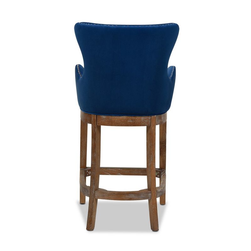 Jennifer Taylor Home Blake Modern 26" Counter-Height Barstool with Armrests, 4 of 6