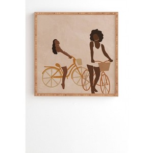 Nawaalillustrations Sunday Morning Minimal Framed Wall Art Bamboo - Deny Designs - 1 of 4