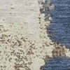 Navy Blue And Gold Abstract Washable Indoor Outdoor Area Rug - 4 of 4