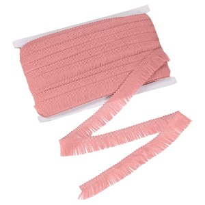 Unique Bargains Polyester Boho Durable Multipurpose Tassel Fringe Trim 27 Yards 1 Inch 1 Pc - 1 of 4
