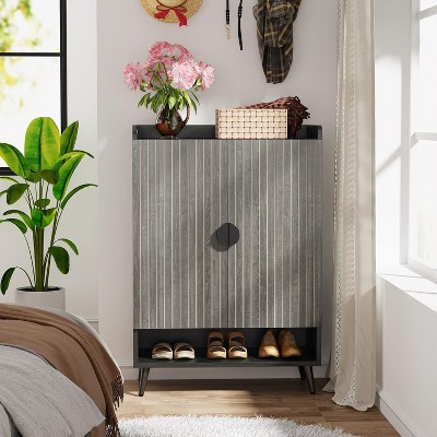 Hommoo Shoe Cabinet with Doors