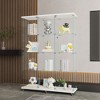 VYNXARIA Extra Large Glass Display Cabinet - 4 Shelves, Black Curio for Living Room & Office - 4 of 4