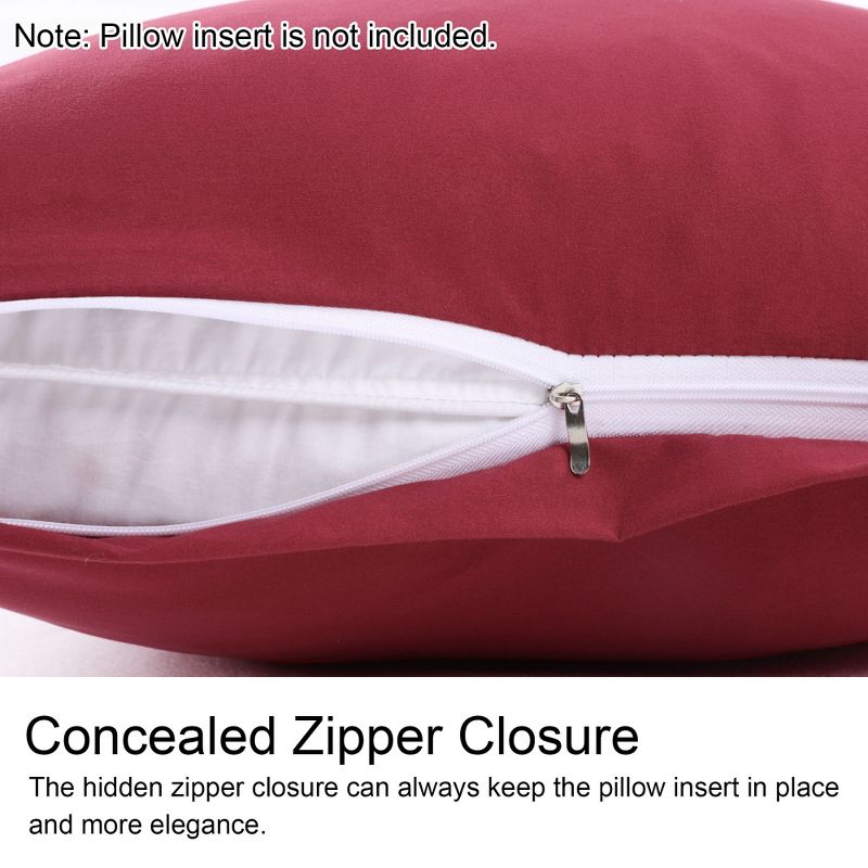PiccoCasa Soft Microfiber Body Pillow Cover with Zipper Closure Long Pillowcases, 5 of 10