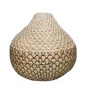 13'' x 14'' Seagrass Woven Vase Brown- Olivia & May: Handcrafted Bohemian Decor, Tabletop Amphora Vase - 2 of 4