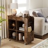 Whizmax Side Table with Storage, Flip Top Sofa End Table for Living Room and Bedroom - 3 of 4