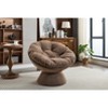 Ridstar Oversized 364 Swivel Barrel Chair & Accent Chairs For Drawing Room, Bedroom-Brown - 2 of 4