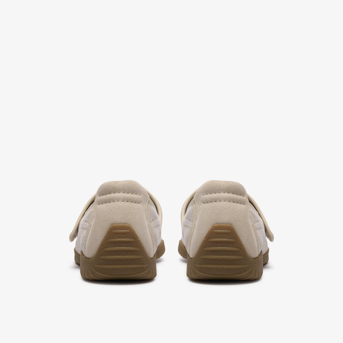 Обувь Clarks Womens Meridor Jane Off White Suede Shoes 7 Medium — фото 8