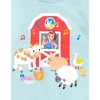 Ms. Rachel Animals Fleece Crossover Sweatshirt Jogger Pants Outfit Set Toddler - 4 of 4