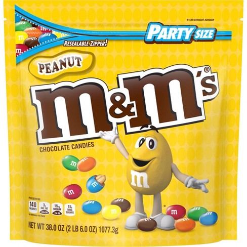 M M S Party Size Peanut Chocolate Candies 38oz Target