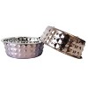 Country Living Set of 2 Hammered Stainless Steel Dog Bowl – Textured, Durable, Stylish & Functional for Medium to Large Breeds - 3 of 4