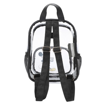 Disney Mickey Mouse Waving Adult 11" Clear Mini Backpack — фото 4