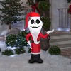 Gemmy Christmas Inflatable Jack Skellington as Sandy Claws, 4 ft Tall, Multi - 2 of 4