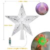 Swtroom 7.8" Christmas Tree Topper Star Tree Topper Lights Fairy Light RGB Night Tree Topper Remote Control Color Changing - 3 of 4