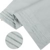 PiccoCasa Breathable Soft Embroidery Zipper Brushed Pillowcases 2 Pcs - 2 of 4