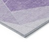 Lilac And Purple Geometric Washable Indoor Outdoor Area Rug - 4 of 4