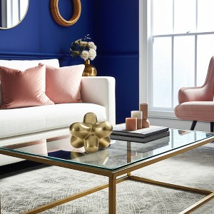 Sagebrook Home Geometric Metal Orb - Contemporary Aluminum Orb Sculpture Table Decor for Home or Office Decorative Accent - 1 of 4