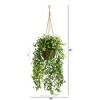 Nearly Natural 20-in Baby Tear Artificial Plant in Hanging Basket - 2 of 4