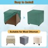 Unique Bargains Polyester Washable Stretch Thick Stool Protective Covers - 4 of 4