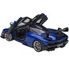 McLaren Senna Trophy Kyanos Blue and Black with Carbon Accents 1/18 Model Car by Autoart - 2 of 4