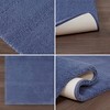 MAYEERTY 20"x24" Spa Plush Contour Polyester Tufted Bath Rug - 4 of 4