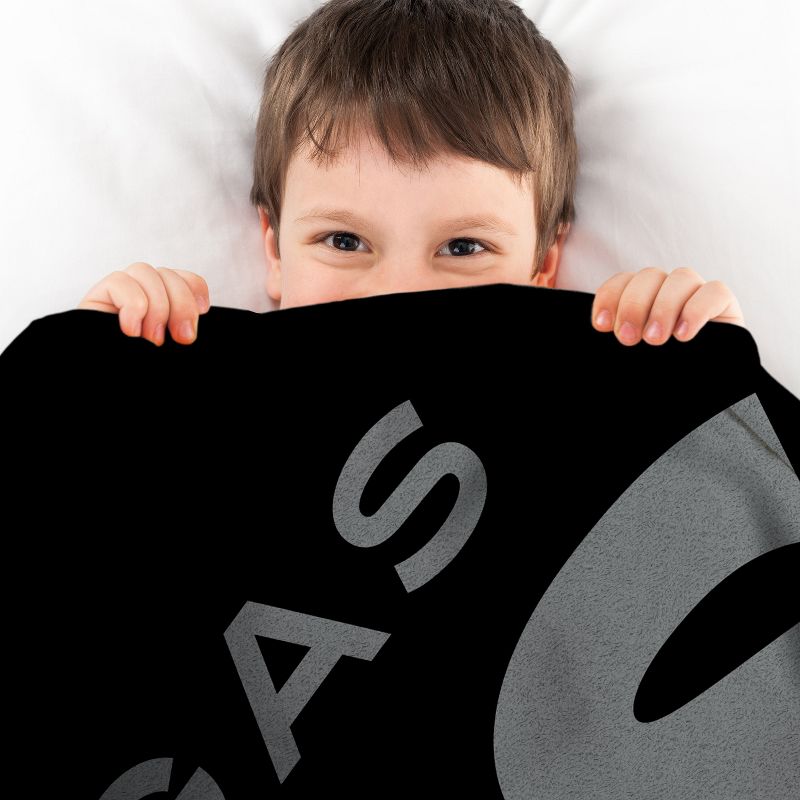 Sleep Squad Las Vegas Aces Logo 60 x 80 Raschel Plush Throw Blanket, 5 of 6