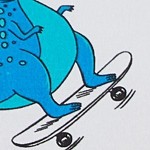 skateboard dinosaur