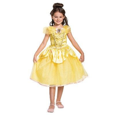 Disguise Girls' Classic Beauty and the Beast Belle Dress Costume