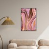Doll Memories - Pink Geode Canvas Mineral Agate Geode Wall Art by Art Remedy Framed - 2 of 4