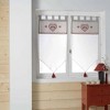 Evideco French Home Goods Adjustable Tension Rod Set, Available in 12"-20", 20"-31", 31"-47", No-Screw Installation Perfect for Café Curtains - 2 of 4