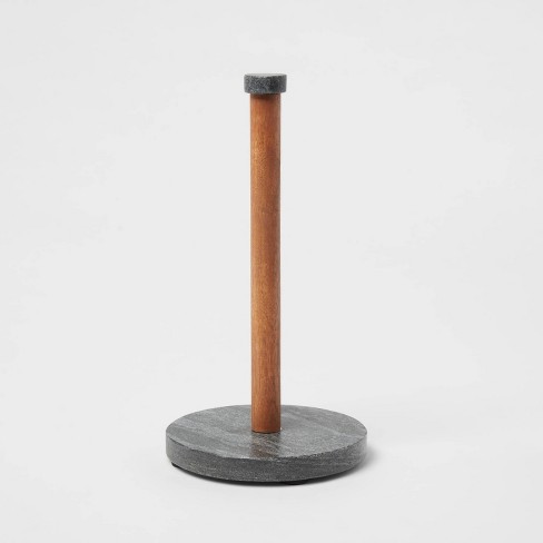 Marble Paper Towel Holder - Gray