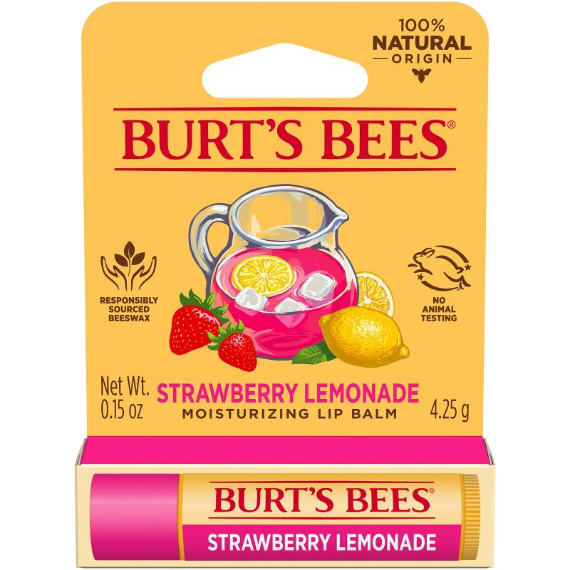 Burt&#39;s Bees Strawberry Lemonade Lip Balm - 0.15oz, 3 of 13